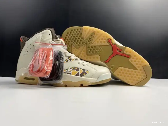 One Kick Quai54 CZ4152-100 (2020) Jordan Sail Brown Retro AIR 6 0523